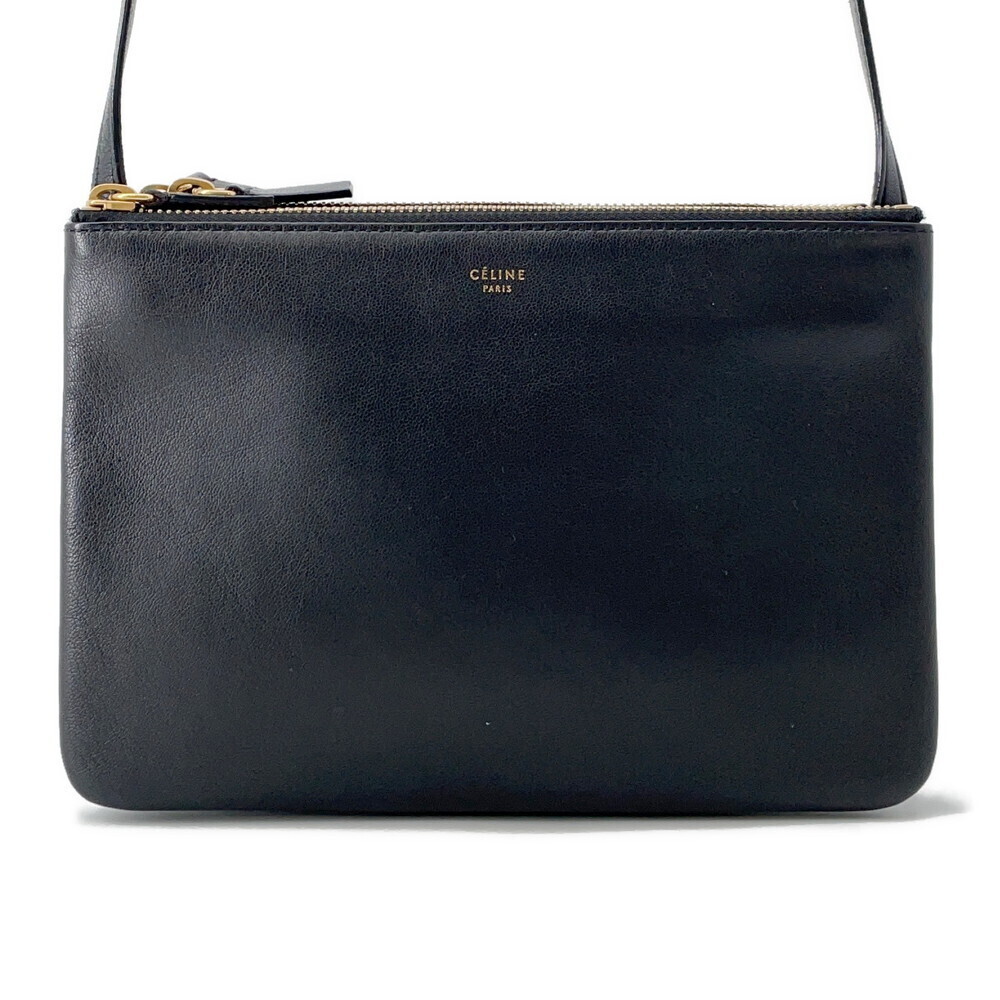 Celine Trio Shoulder Bag Black